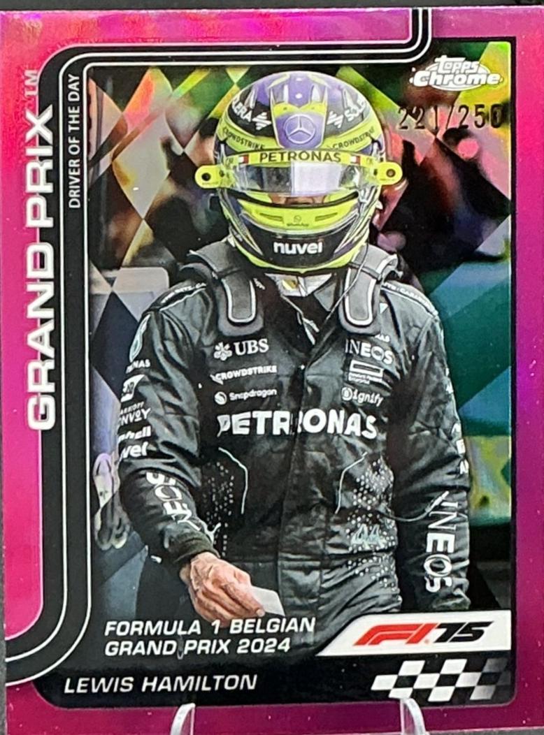 Lewis Hamilton [Pink Refractor] #135