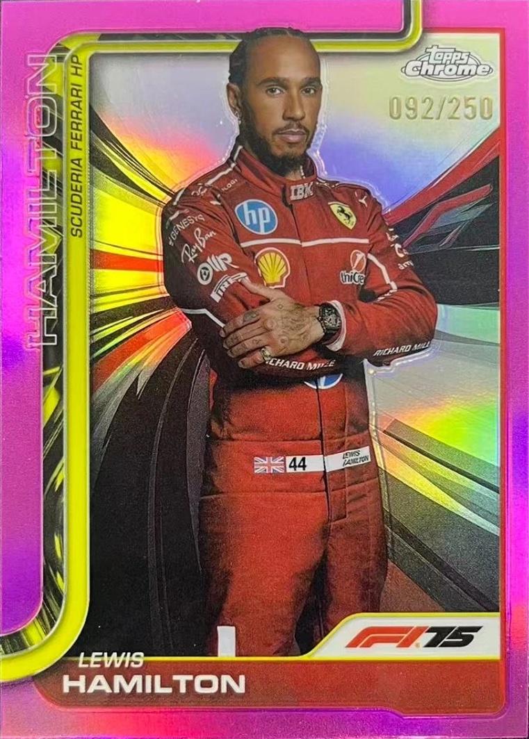 Lewis Hamilton [Pink Refractor] #4