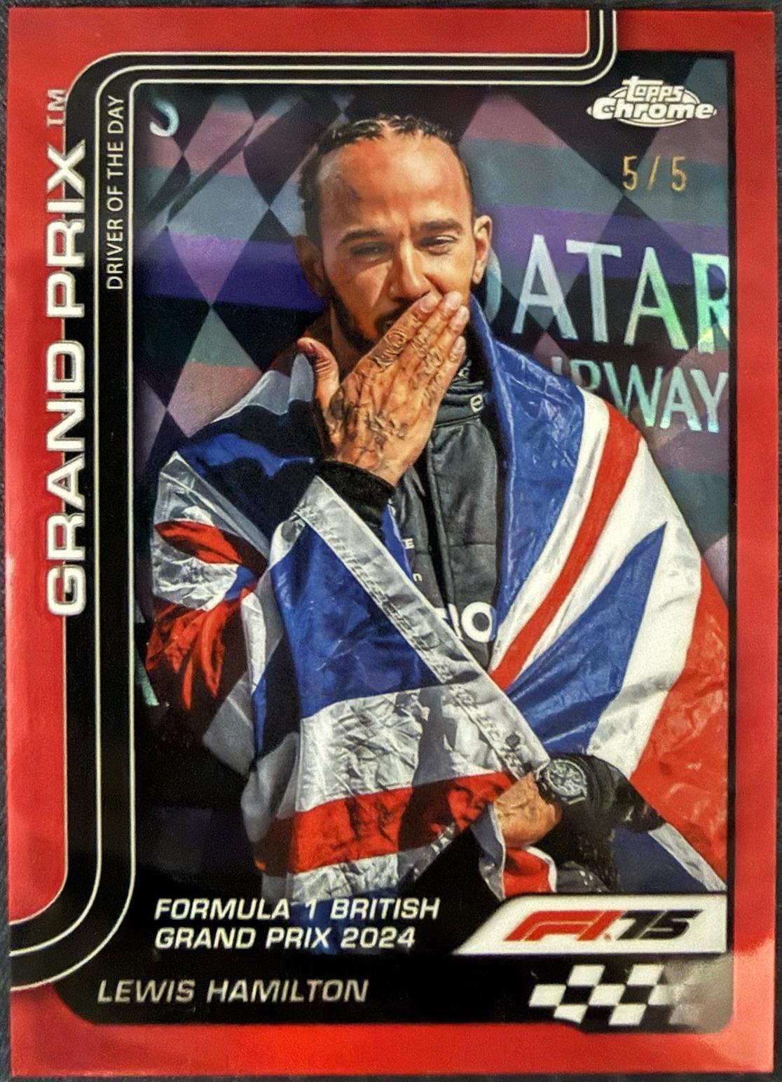 Lewis Hamilton [Red Refractor] #133