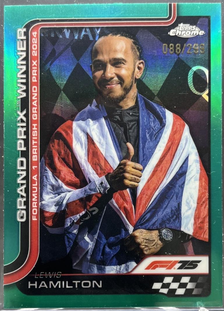 Lewis Hamilton [Teal Refractor] #104