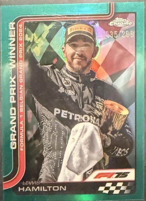 Lewis Hamilton [Teal Refractor] #106