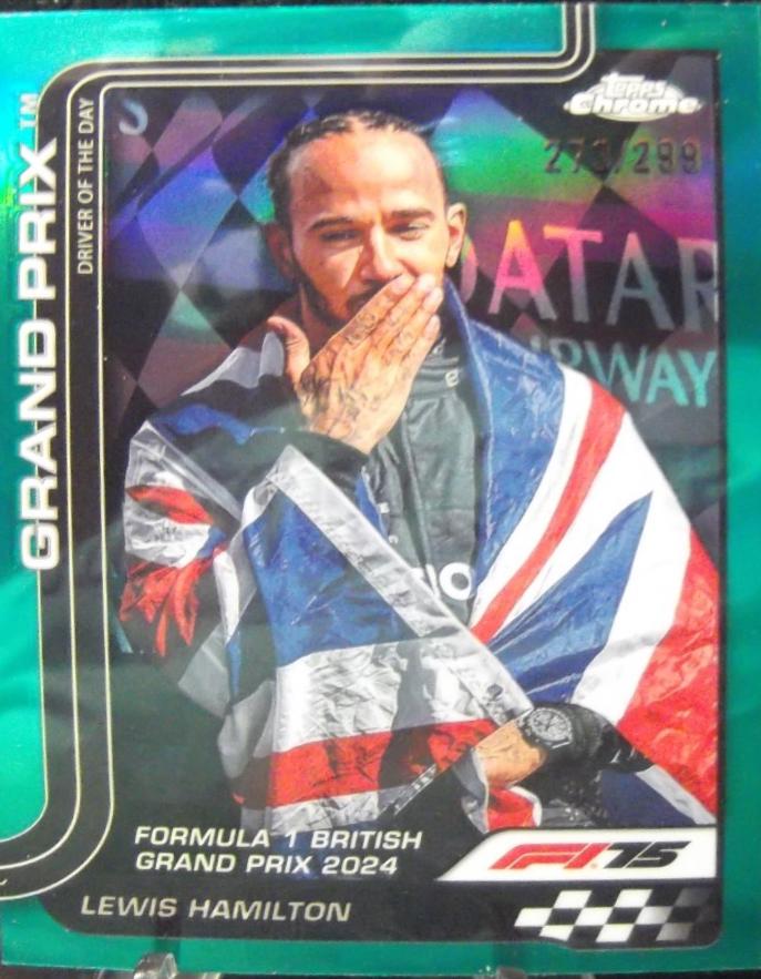 Lewis Hamilton [Teal Refractor] #133