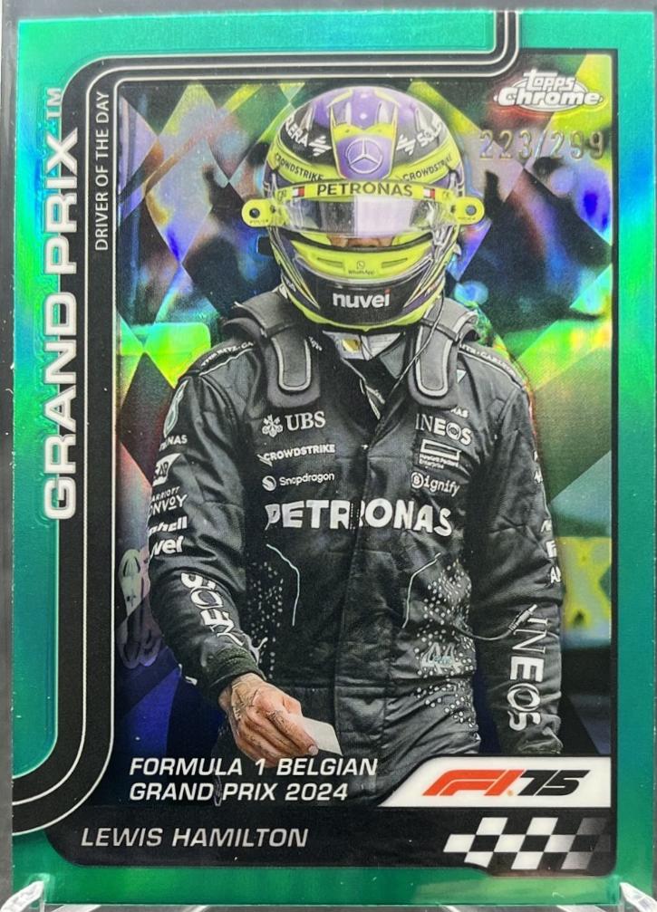 Lewis Hamilton [Teal Refractor] #135