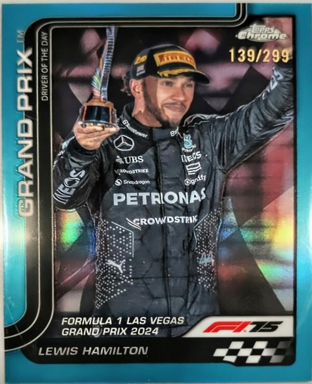 Lewis Hamilton [Teal Refractor] #143