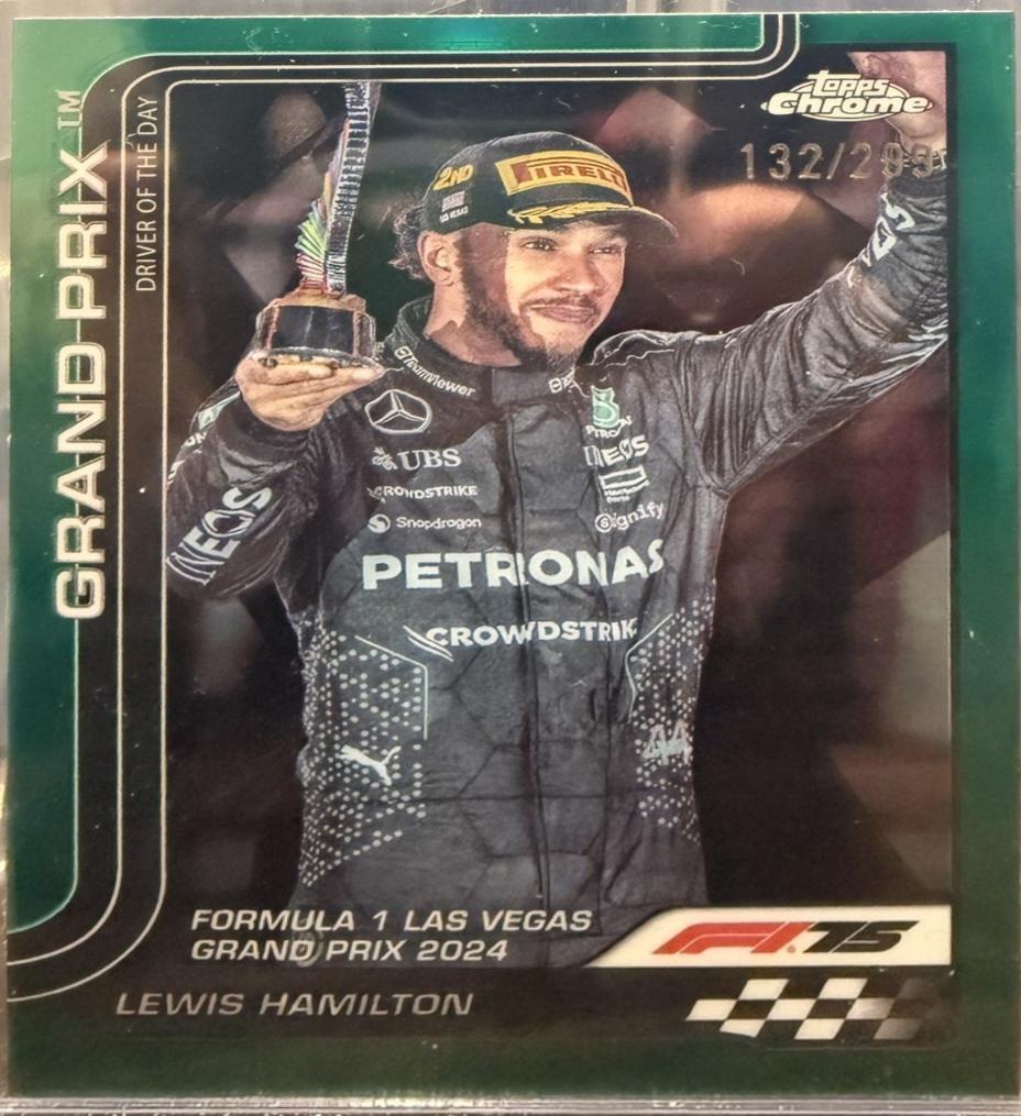 Lewis Hamilton [Teal Refractor] #191
