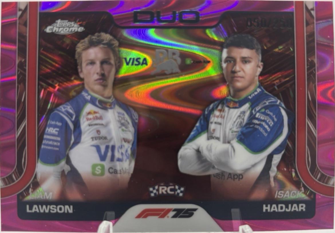 Liam Lawson / Isack Hadjar [Pink Refractor] #169