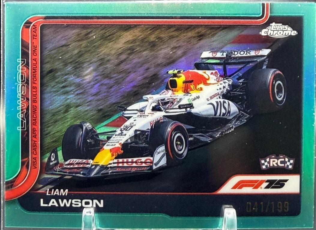 Liam Lawson [Aqua Refractor] #83