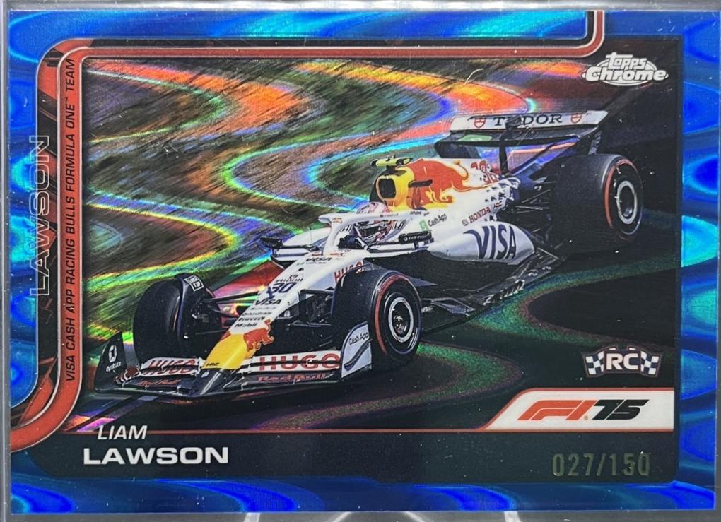 Liam Lawson [Blue RayWave Refractor] #83