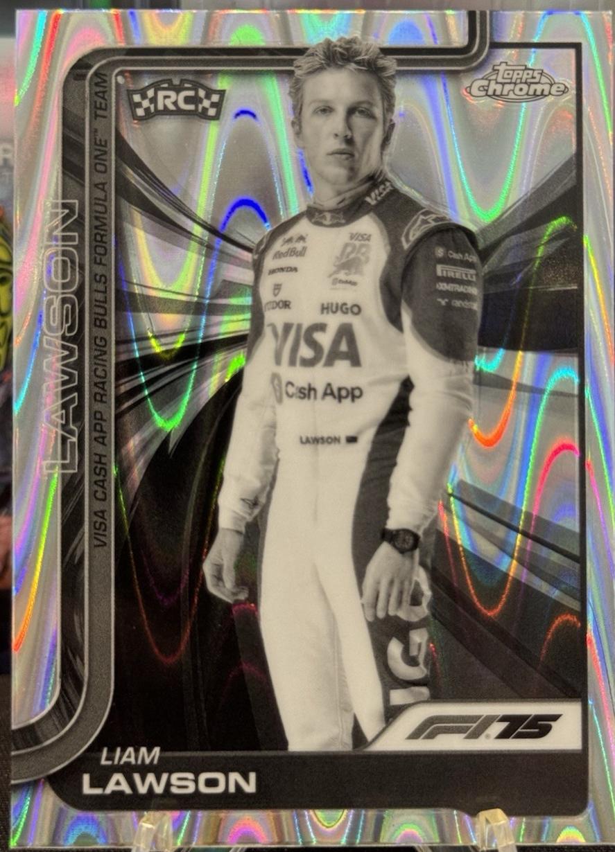 Liam Lawson [Orange RayWave Refractor] #11