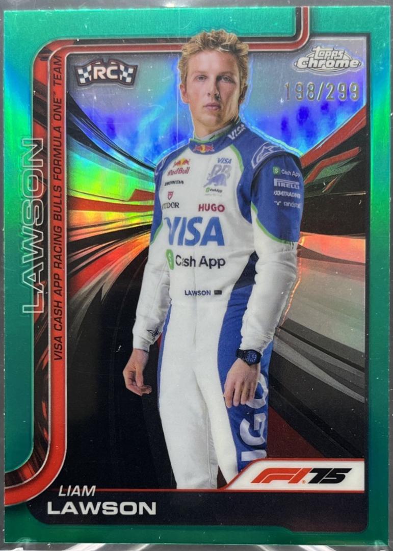 Liam Lawson [Teal Refractor] #11