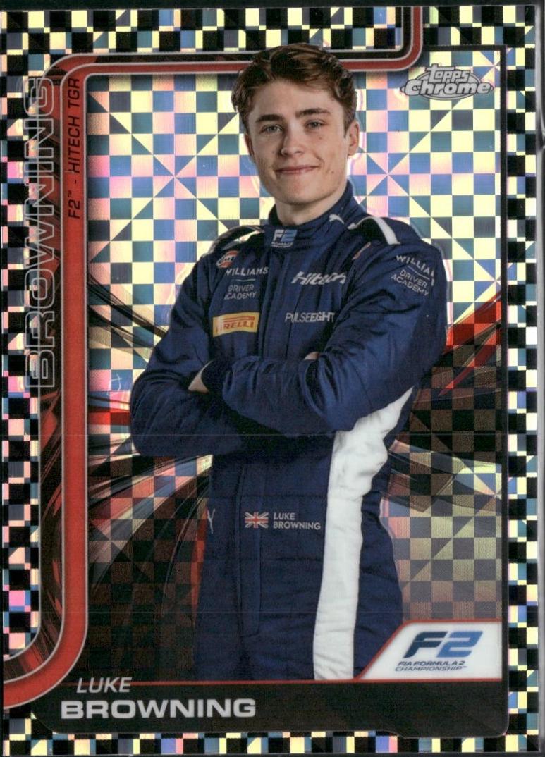 Luke Browning [Checker Flag Refractor] #28