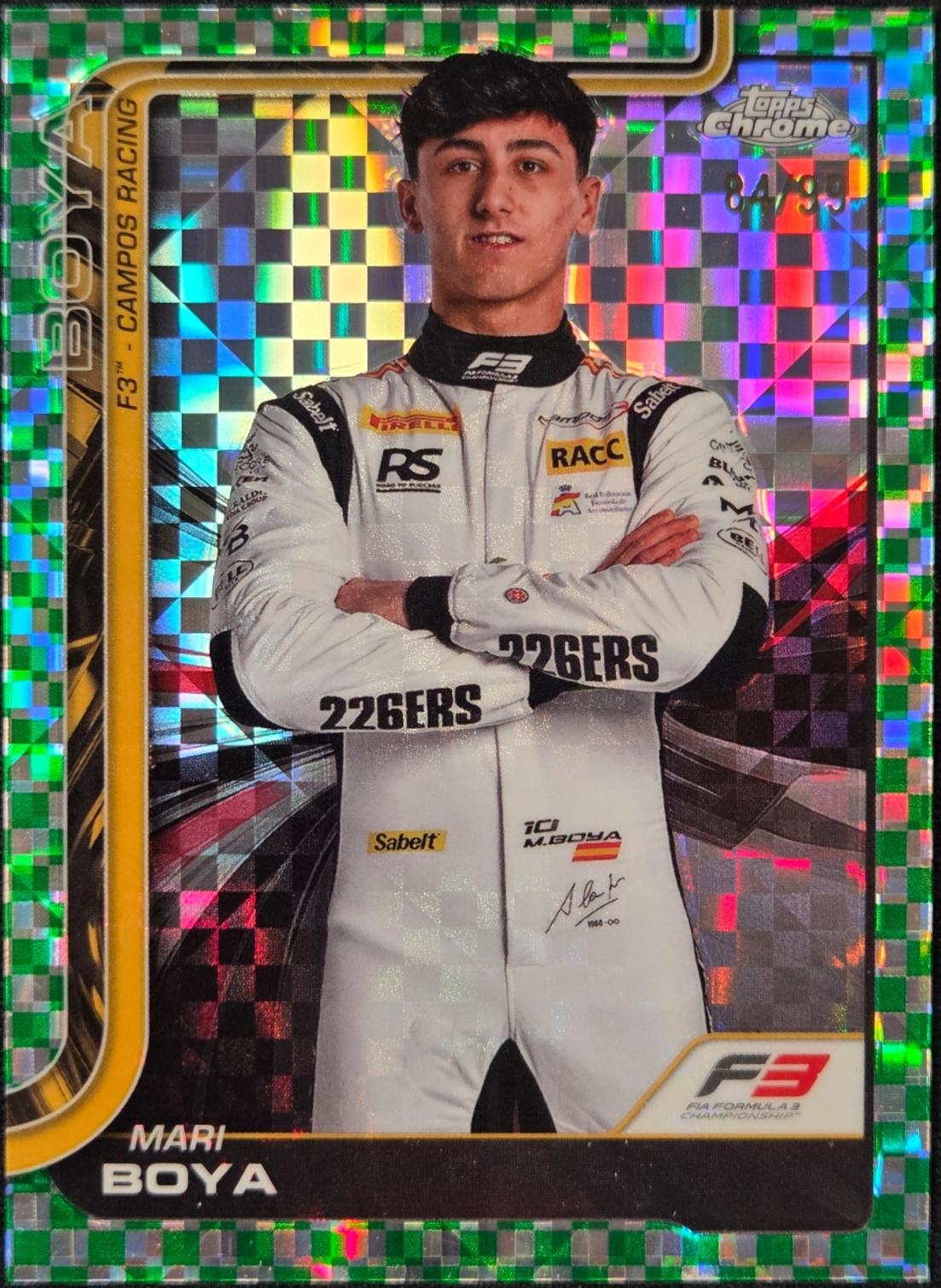 Mari Boya [Green Checker Flag Refractor] #54