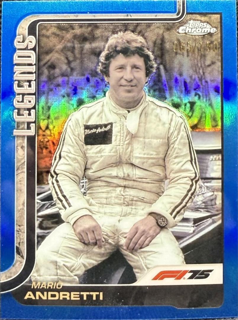 Mario Andretti [Blue RayWave Refractor] #161