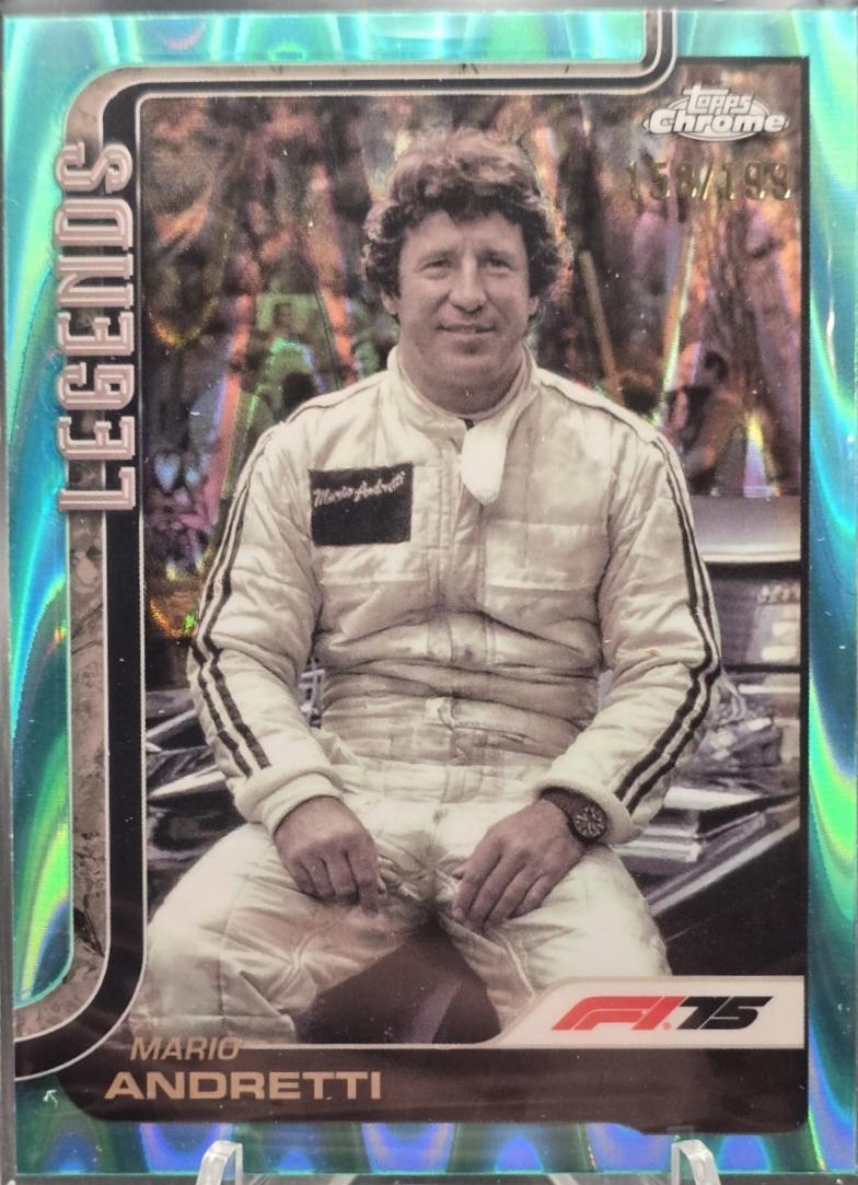 Mario Andretti [Green Refractor] #161