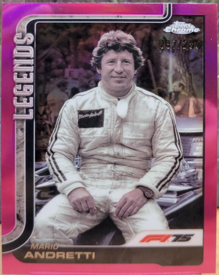 Mario Andretti [Pink Refractor] #161