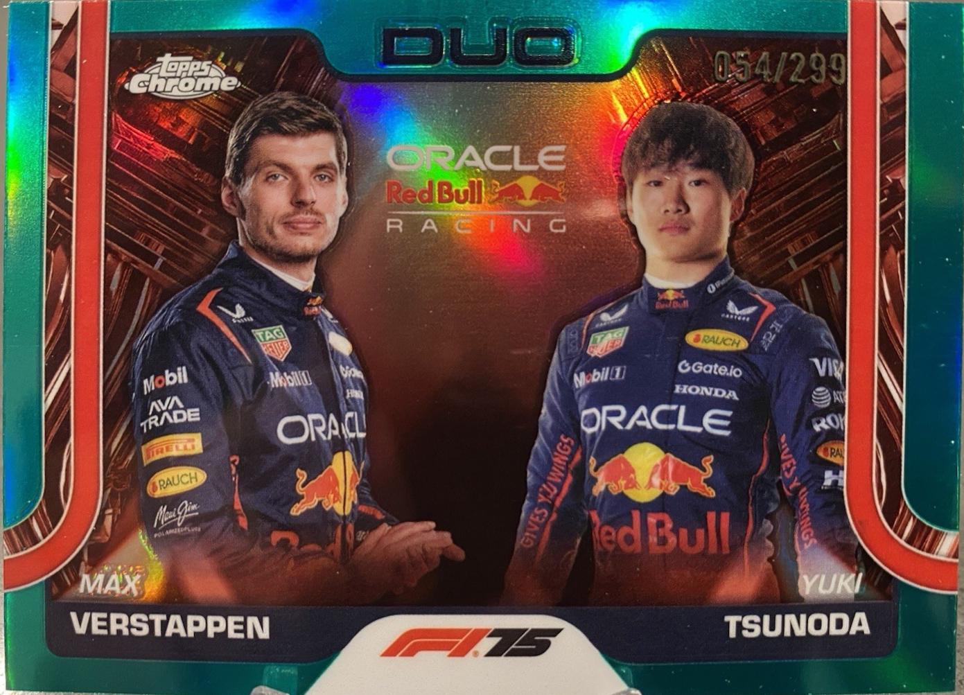 Max Verstappen / Yuki Tsunoda [Teal Refractor] #164