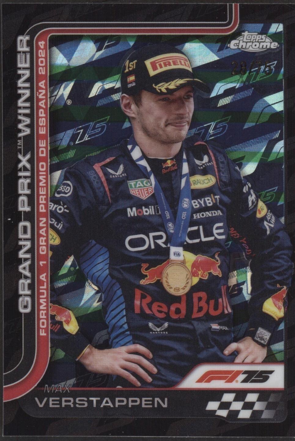 Max Verstappen [75th Anniversary Refractor] #102
