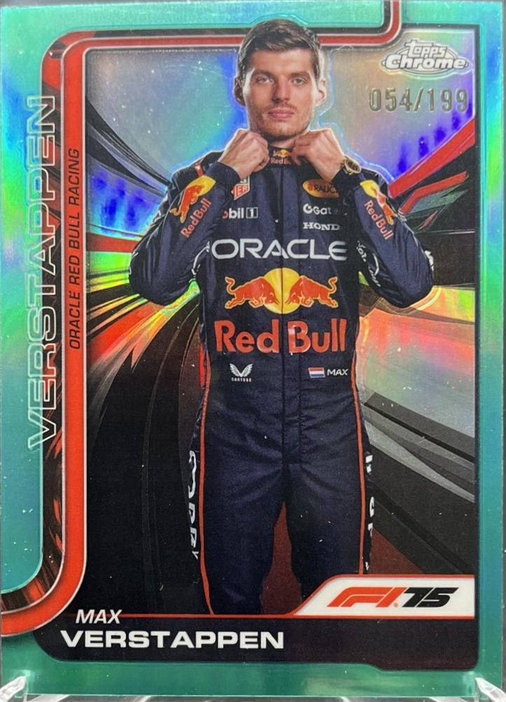 Max Verstappen [Aqua Raywave Refractor] #1