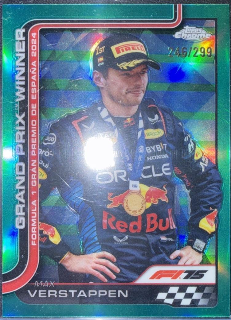 Max Verstappen [Aqua Raywave Refractor] #102