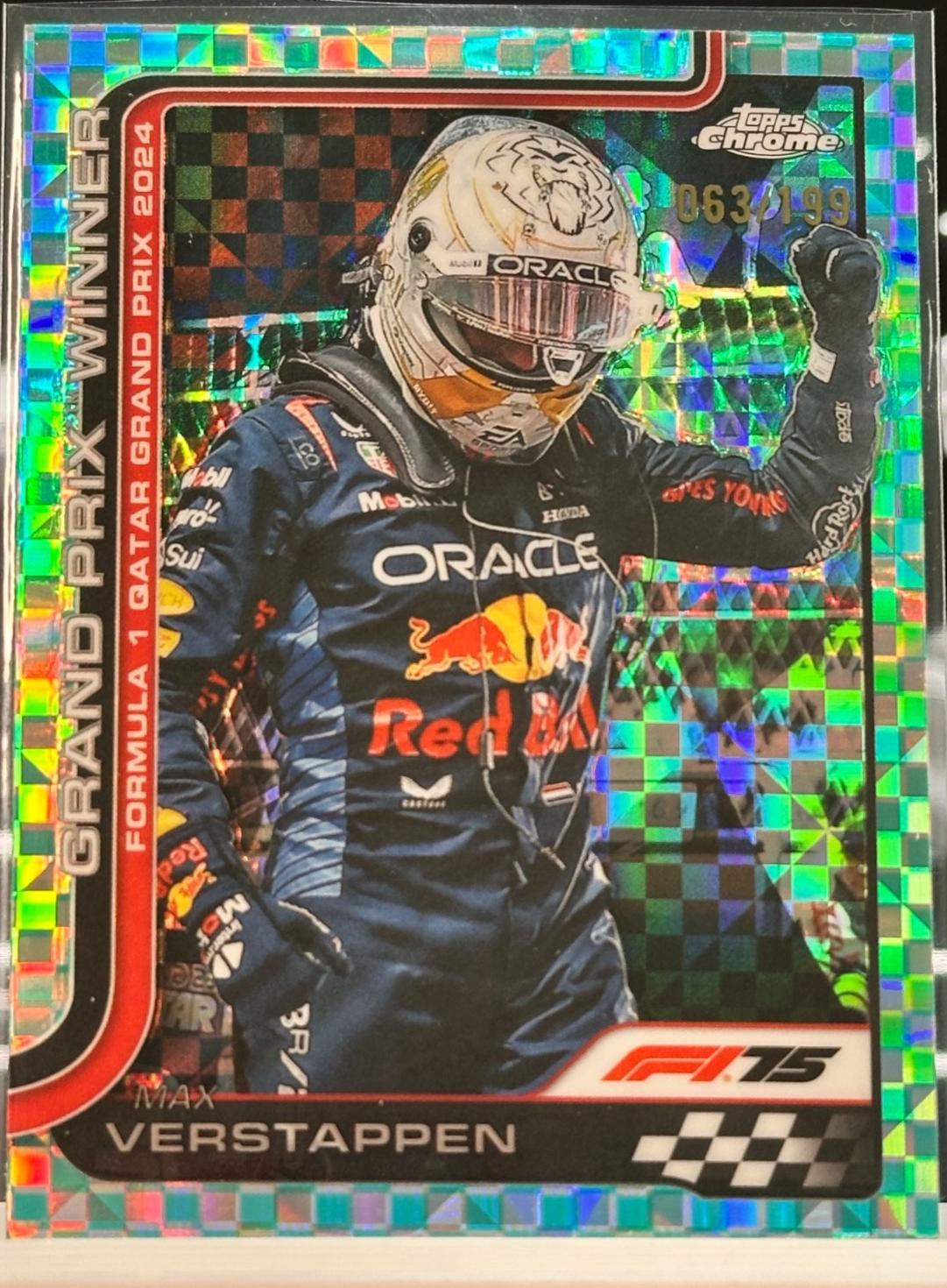 Max Verstappen [Aqua Raywave Refractor] #115