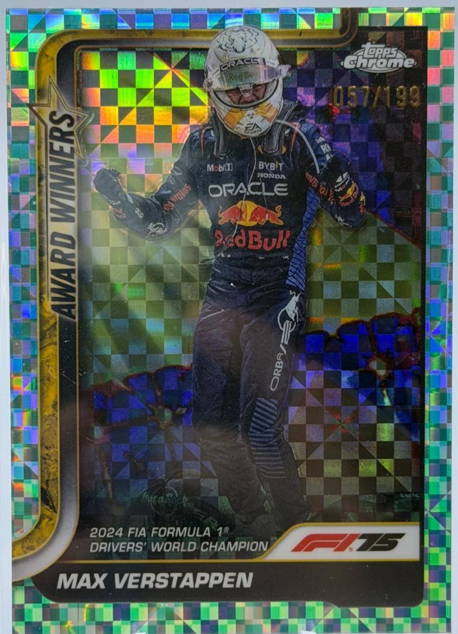 Max Verstappen [Aqua Raywave Refractor] #148
