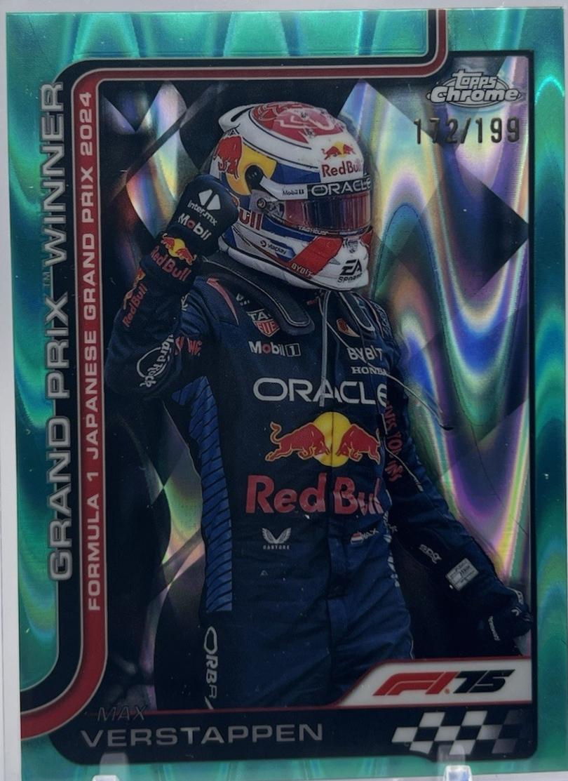Max Verstappen [Aqua Raywave Refractor] #96