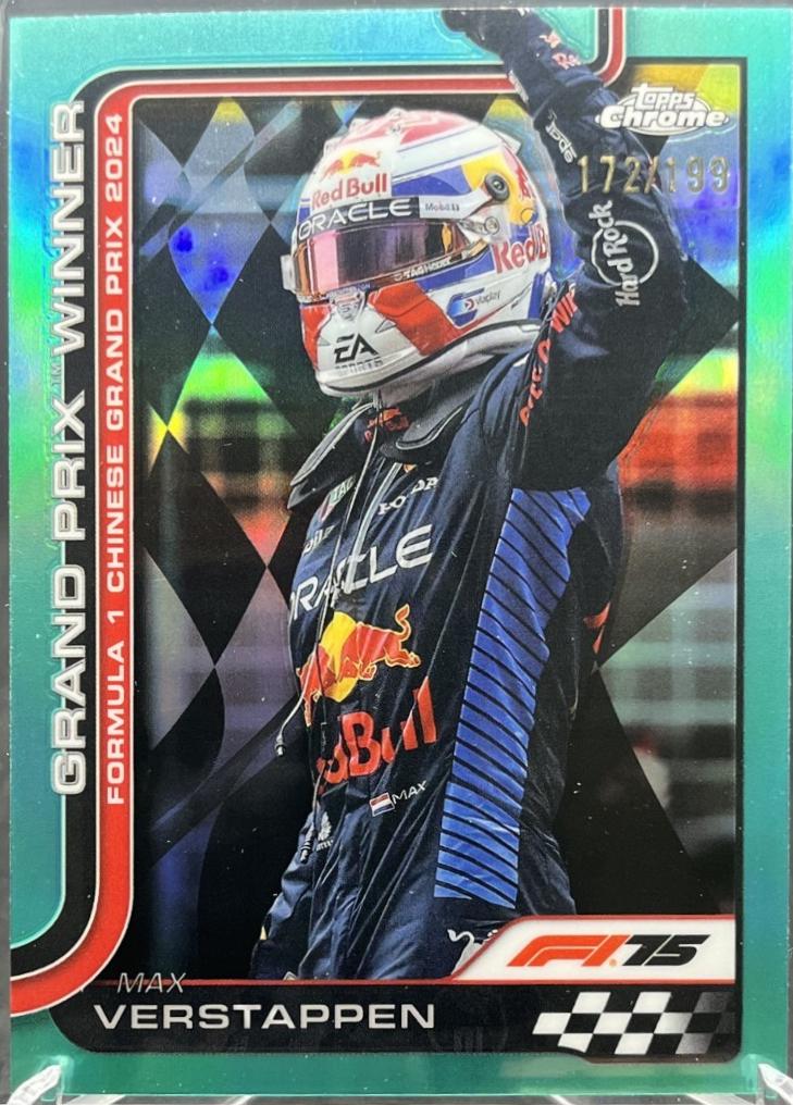 Max Verstappen [Aqua Raywave Refractor] #97