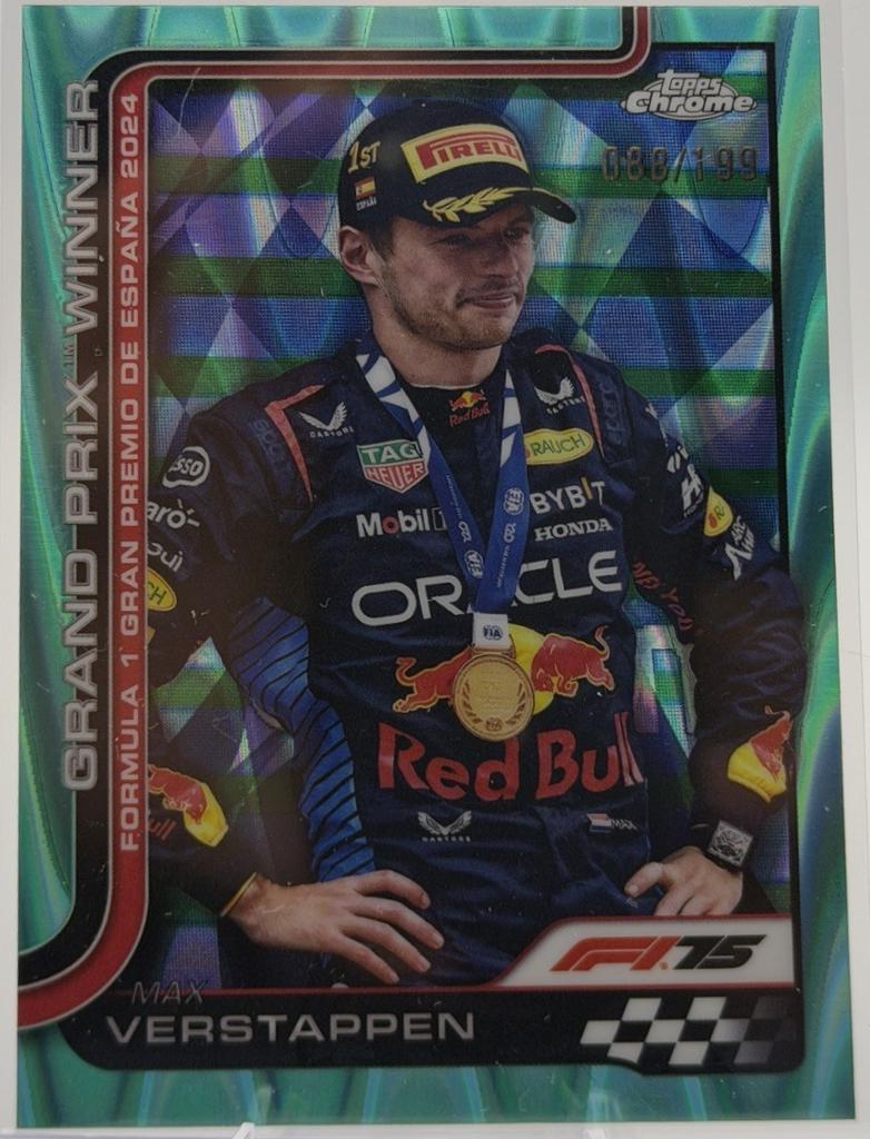 Max Verstappen [Aqua Refractor] #102