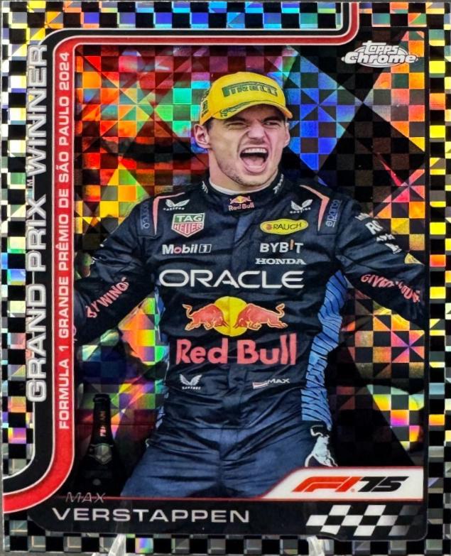 Max Verstappen [Black Checker Flag Refractor] #113
