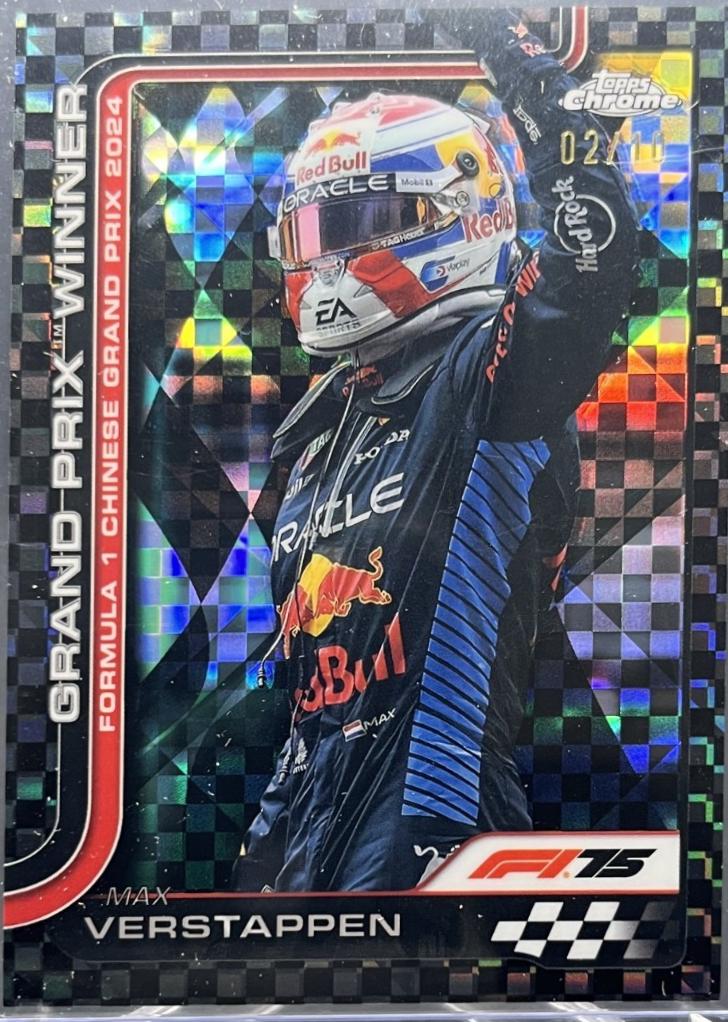 Max Verstappen [Black Checker Flag Refractor] #97