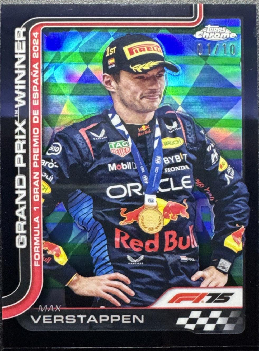 Max Verstappen [Black Refractor] #102