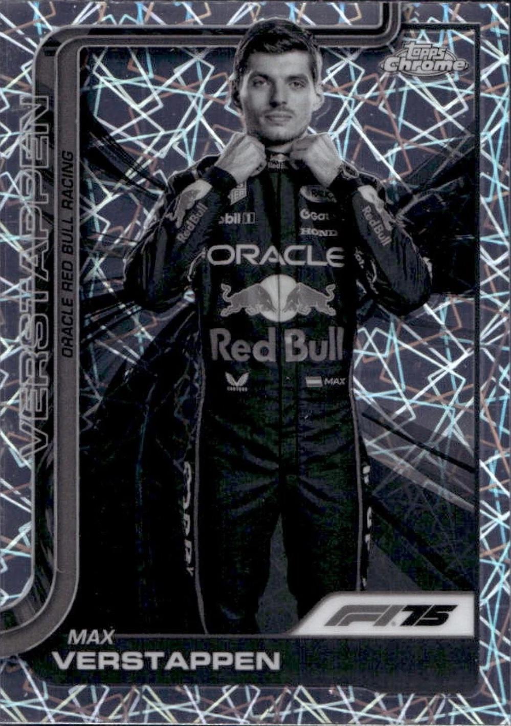 Max Verstappen [Black White Lazer Refractor] #1
