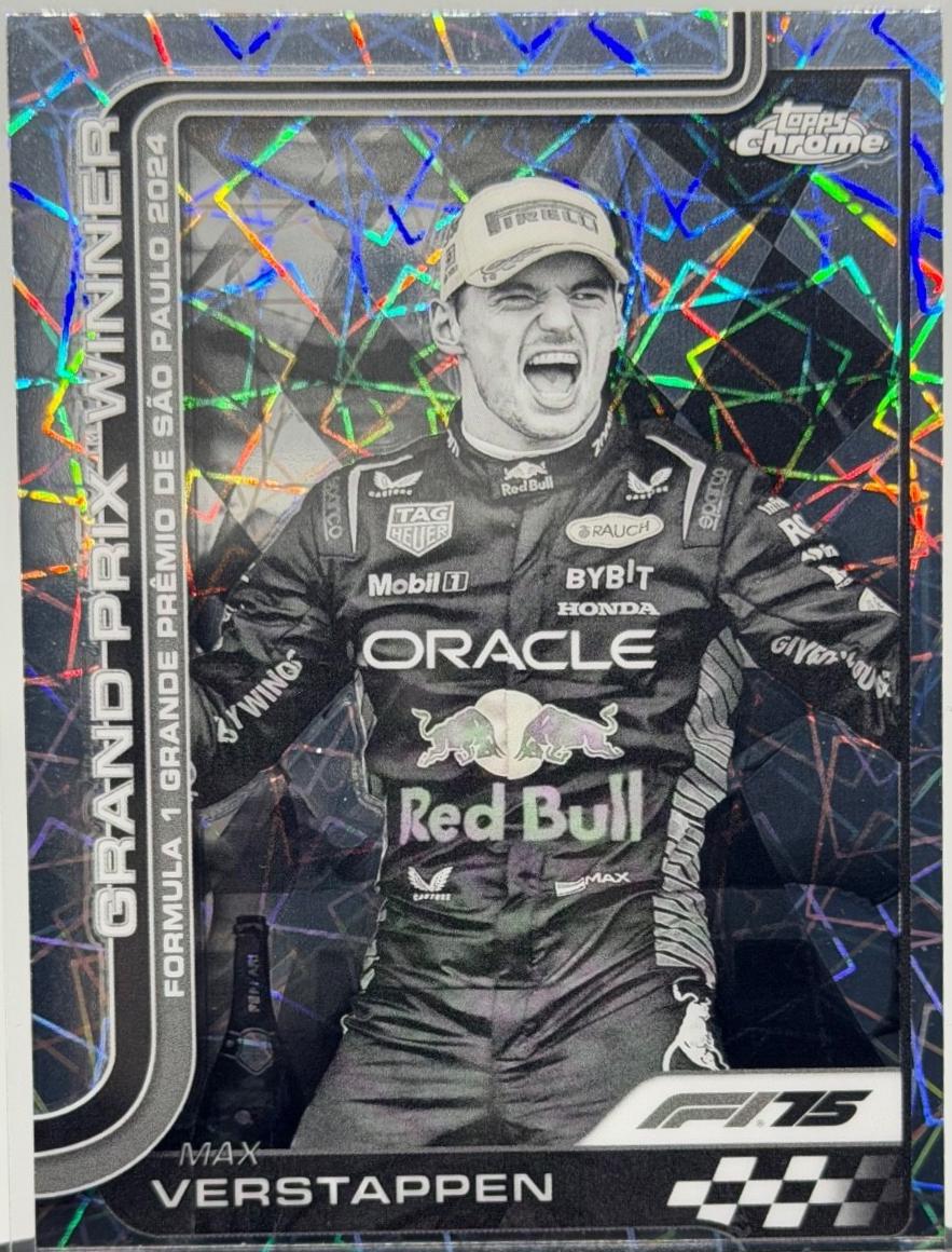 Max Verstappen [Black White Lazer Refractor] #113