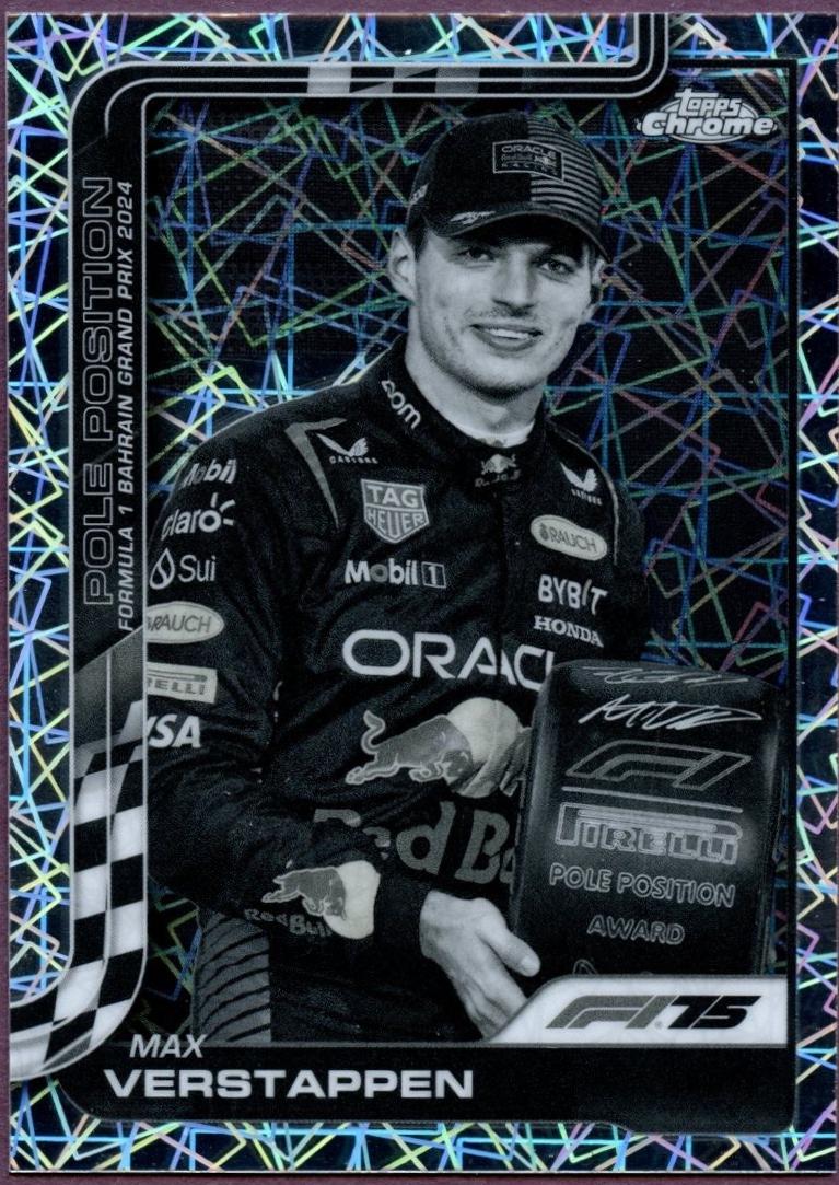 Max Verstappen [Black White Lazer Refractor] #117