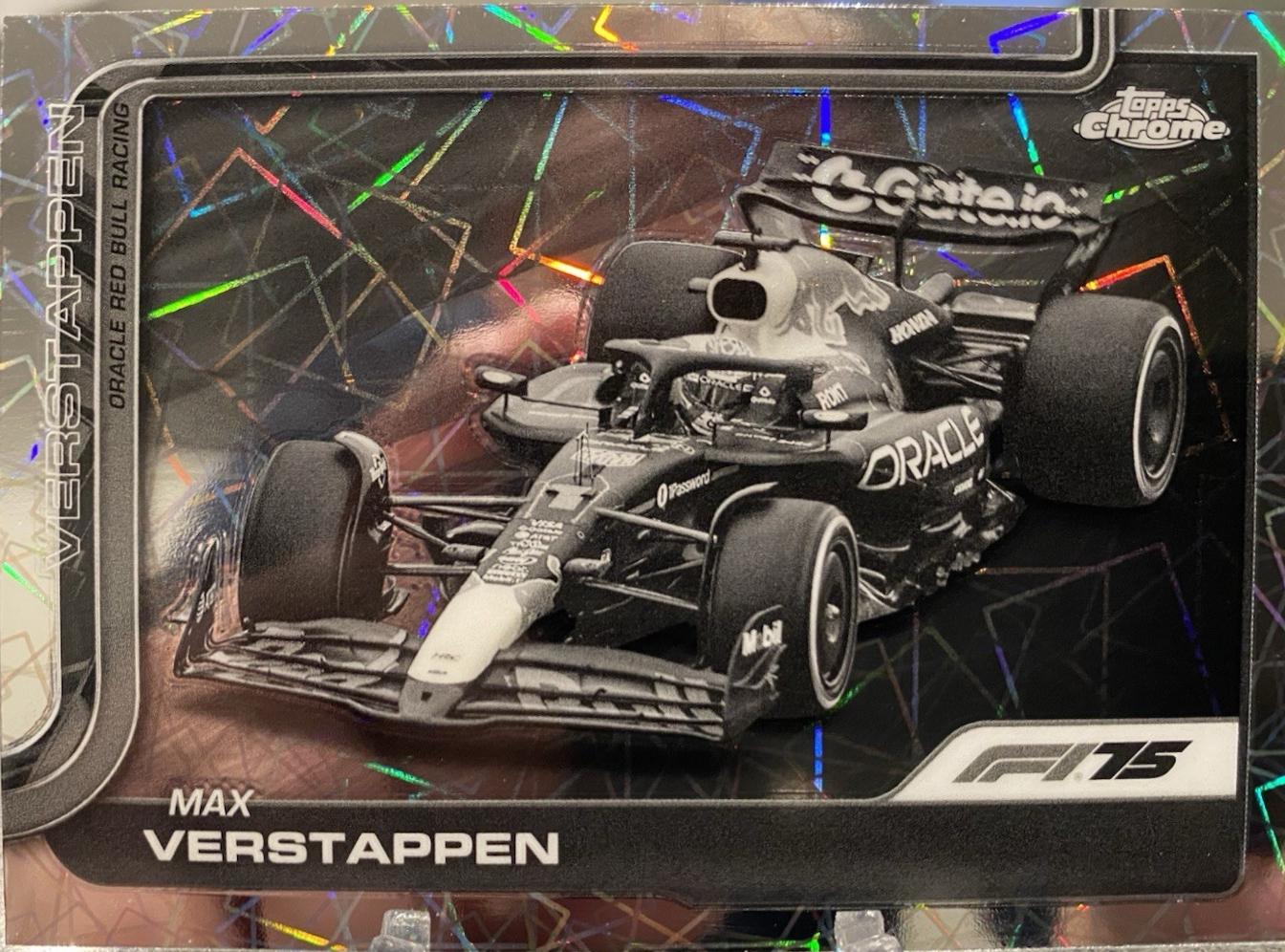Max Verstappen [Black White Lazer Refractor] #73