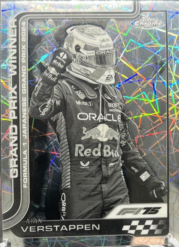 Max Verstappen [Black White Lazer Refractor] #96
