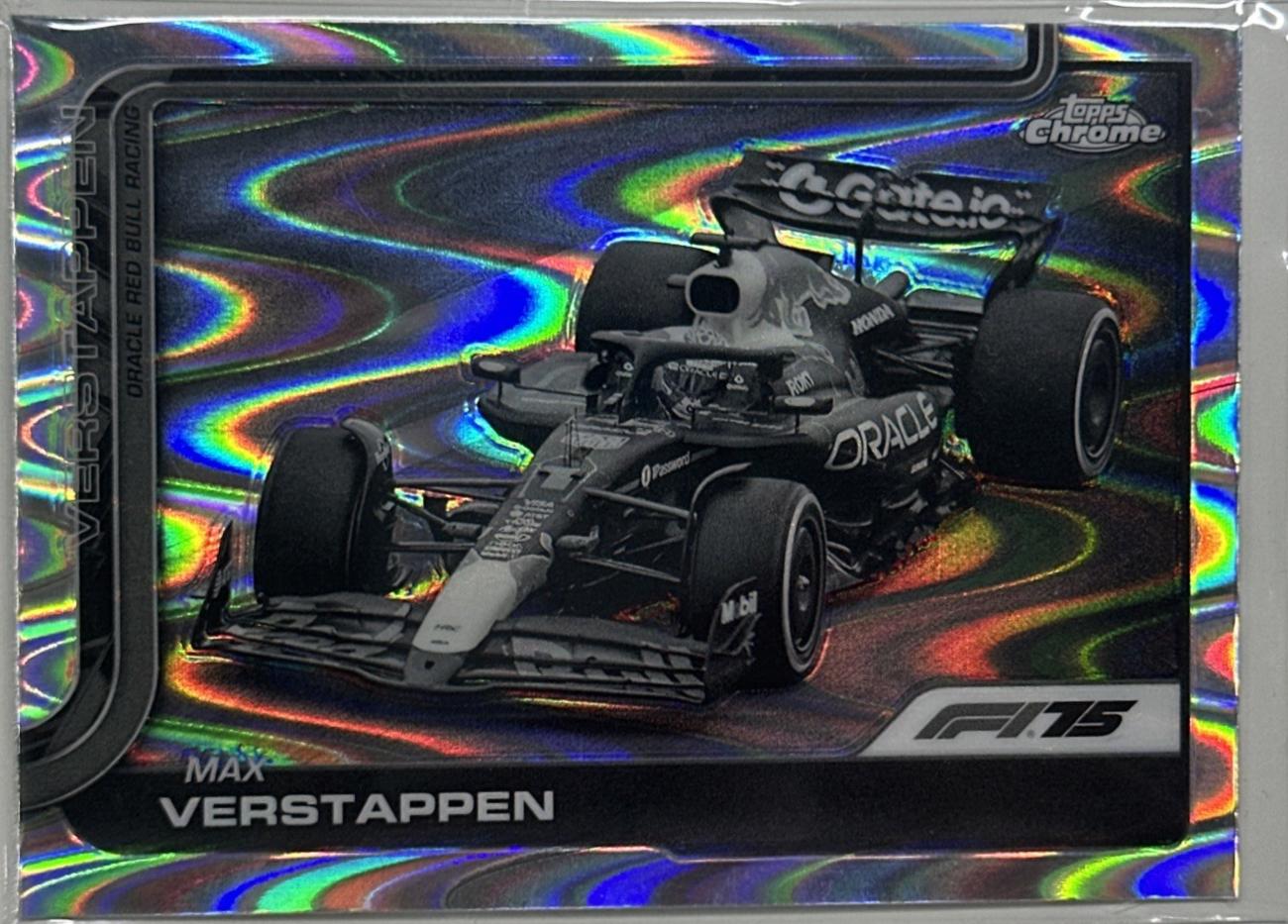 Max Verstappen [Black White RayWave Refractor] #73