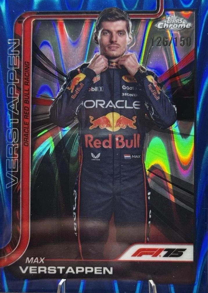 Max Verstappen [Blue RayWave Refractor] #1