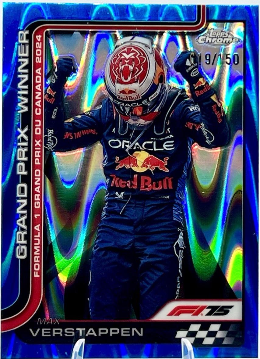 Max Verstappen [Blue RayWave Refractor] #101