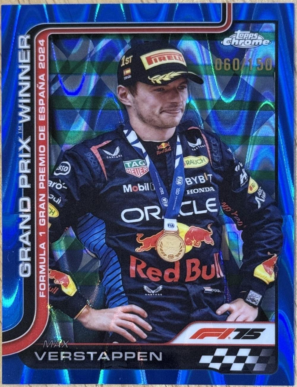 Max Verstappen [Blue RayWave Refractor] #102