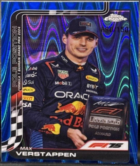 Max Verstappen [Blue RayWave Refractor] #117