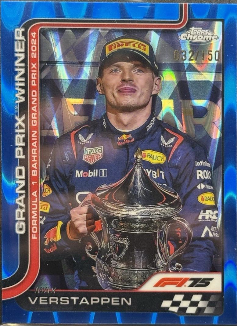 Max Verstappen [Blue RayWave Refractor] #93