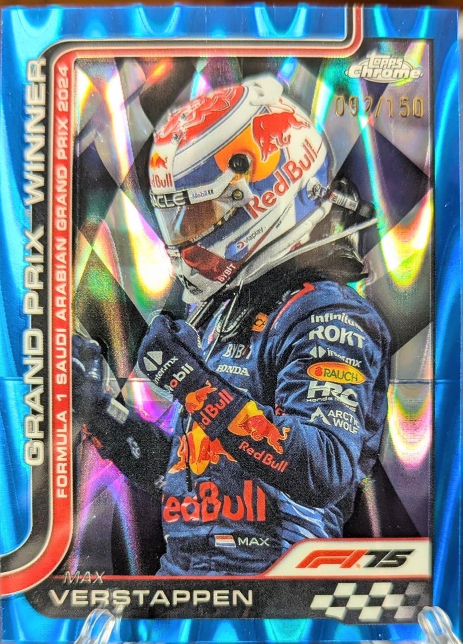 Max Verstappen [Blue RayWave Refractor] #94