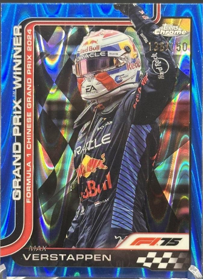 Max Verstappen [Blue RayWave Refractor] #97
