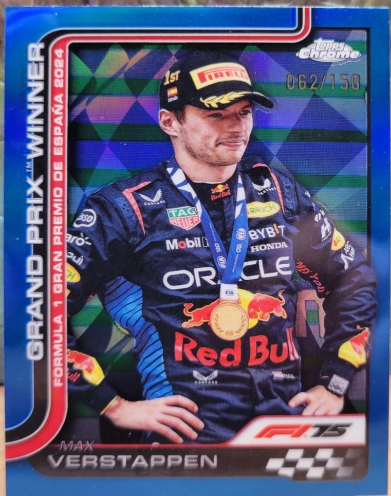 Max Verstappen [Blue Refractor] #102