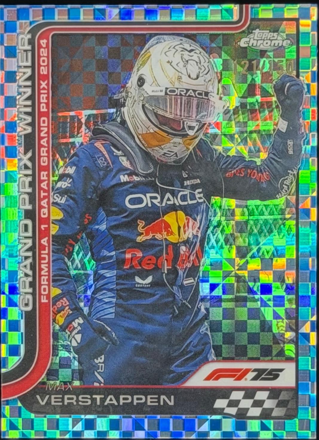 Max Verstappen [Blue Refractor] #115
