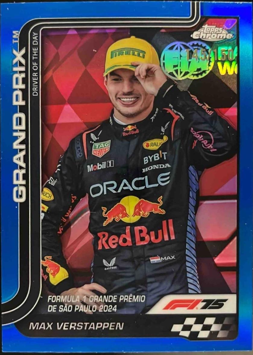 Max Verstappen [Blue Refractor] #142