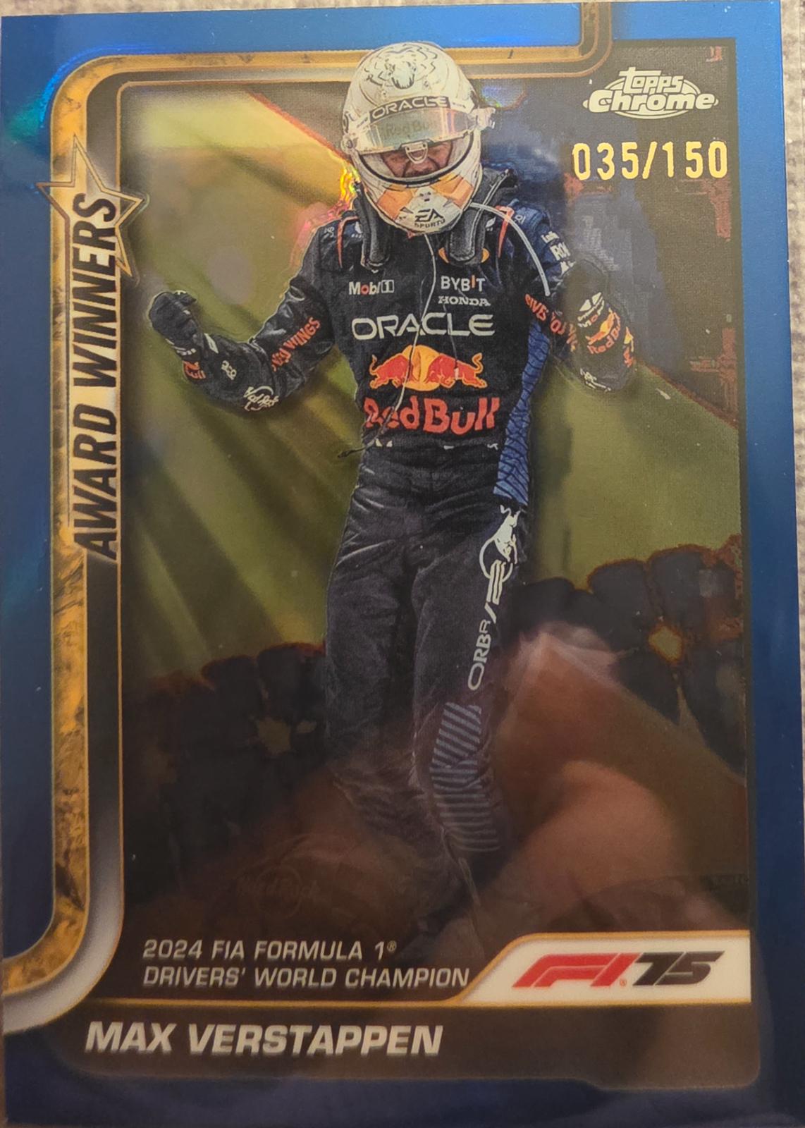 Max Verstappen [Blue Refractor] #148