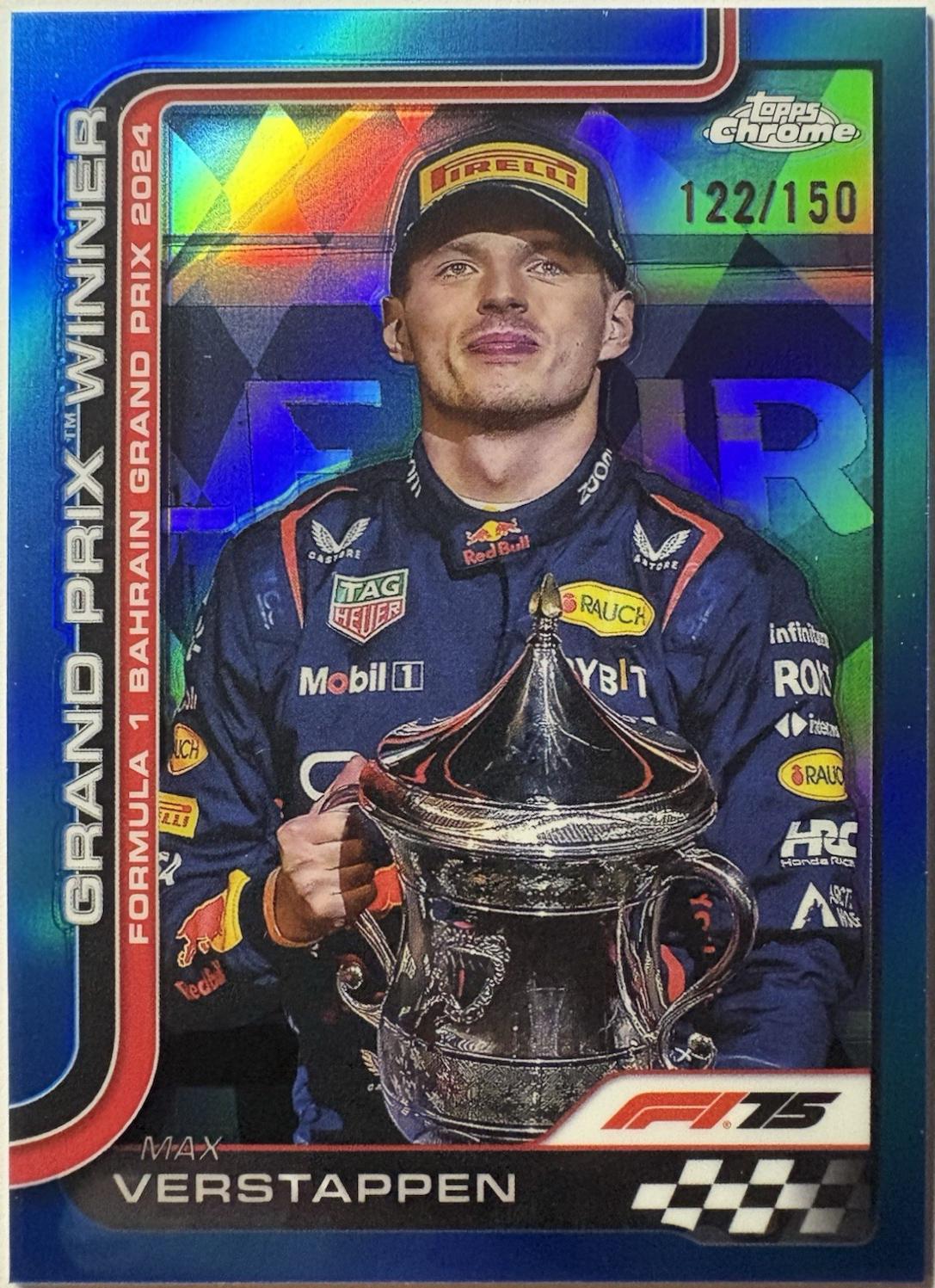 Max Verstappen [Blue Refractor] #93