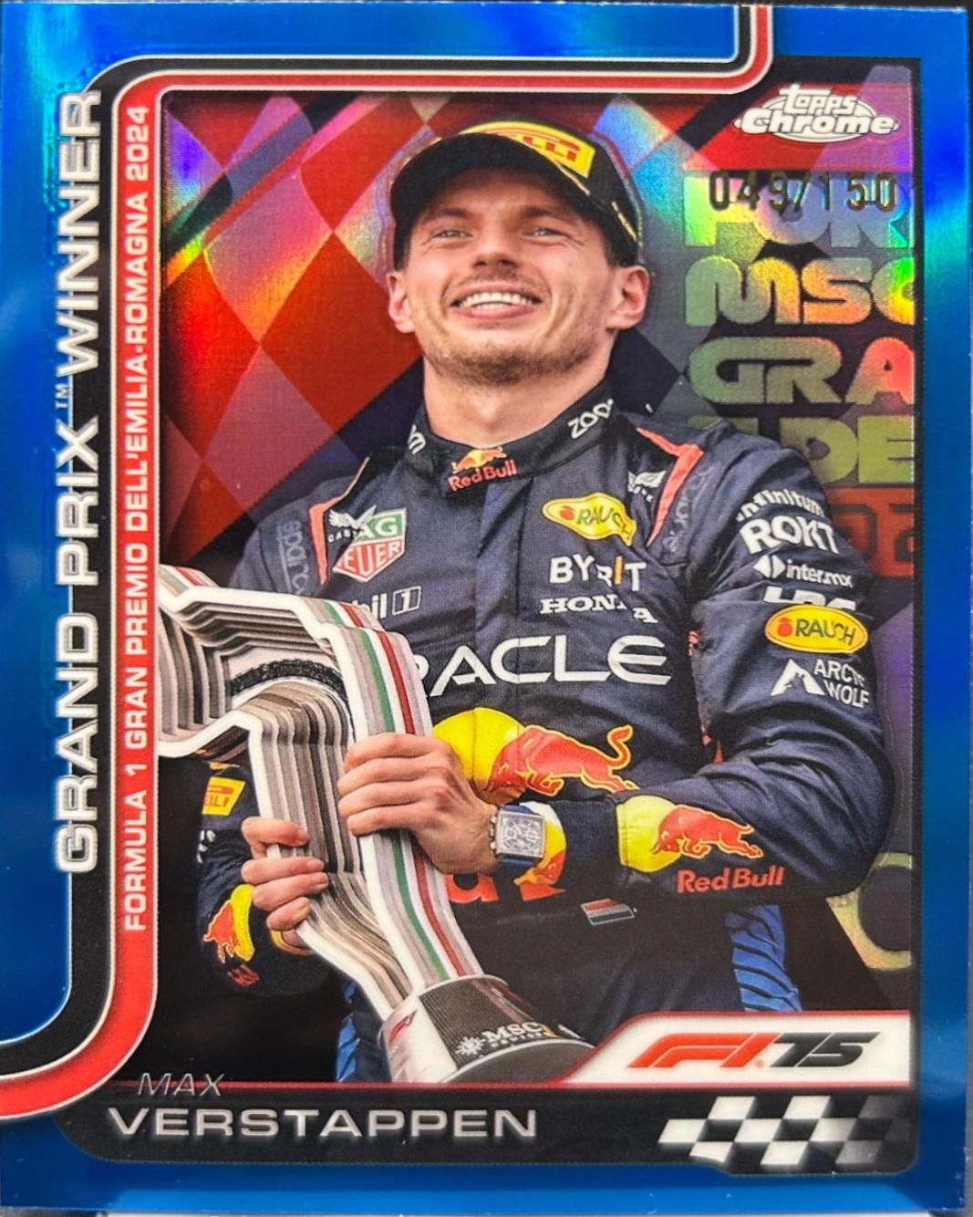 Max Verstappen [Blue Refractor] #99